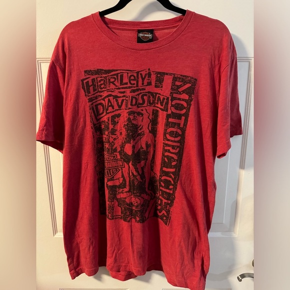 Harley-Davidson Stutsman Jamistown ND Bravado XL Hot Bikini Biker Chick Red - Picture 1 of 10